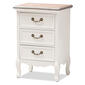 Baxton Studio Capucine 3 Drawer Wood Nightstand - image 5