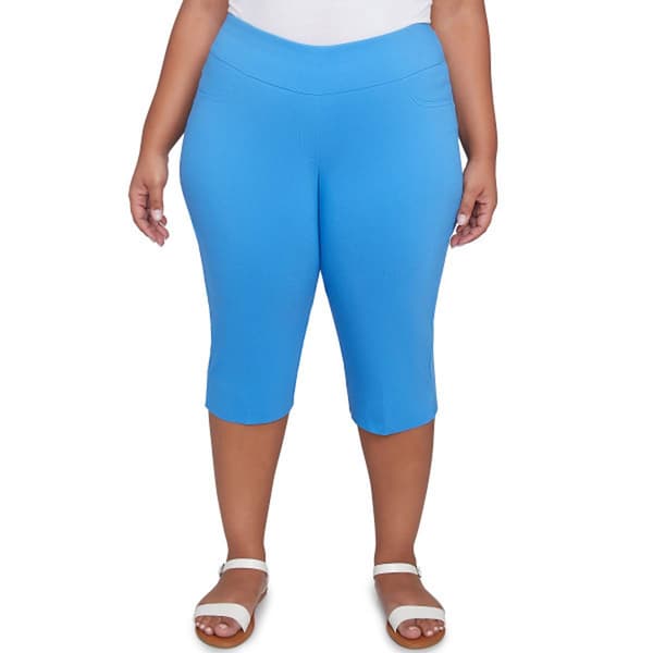 Plus Size Ruby Rd. Key Items Tech Pull-On Clamdigger - image 