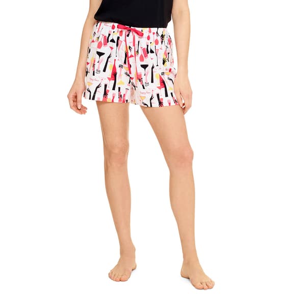 Womens HUE&#40;R&#41; Raise Your Glass Boxer Pajama Shorts - image 