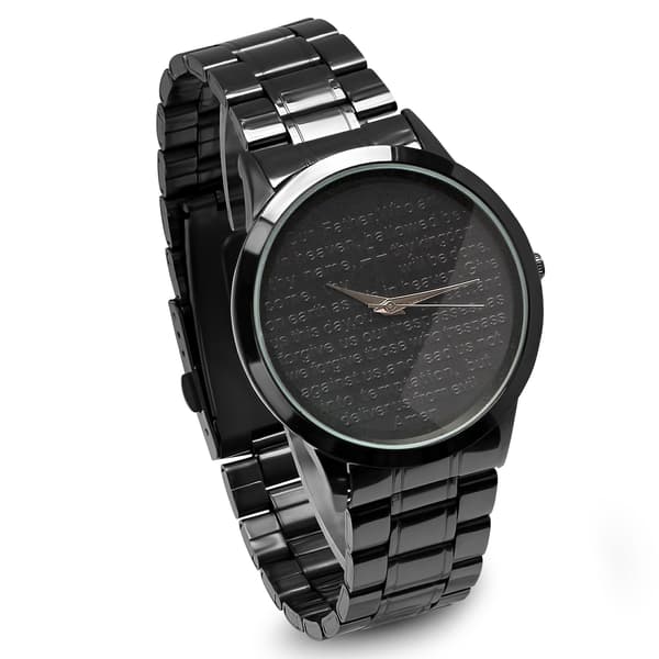 Mens Steeltime Lord's Prayer Watch - B80-011-W - image 