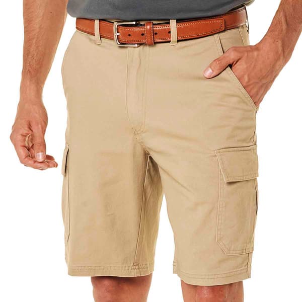 Mens Mountain Ridge Flex Waist Cargo Shorts - image 