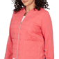 Petite Alfred Dunner Austin Quilted Knit Zip Front Jacket - image 5