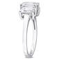 Sterling Silver 2 1/5ctw. White Moissanite Engagement Ring - image 3