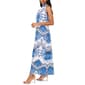 Womens MSK Sleeveless Challis Halter Neck Midi Dress - image 3
