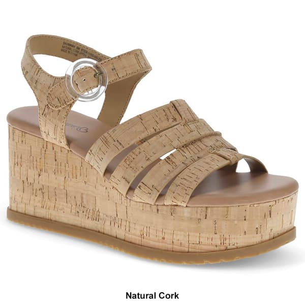 Womens BareTraps&#174; Savannah Wedge Sandals