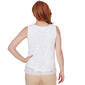Womens Skye''s The Limit Coral Gables Sleeveless Crochet Blouse - image 2