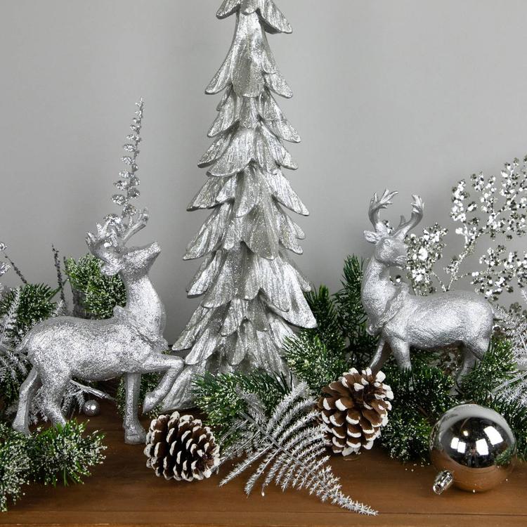Northlight Seasonal Reindeer Christmas Figurines - Set of 2