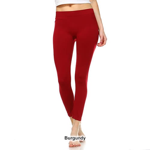 Womens White Mark Solid Skinny Leggings