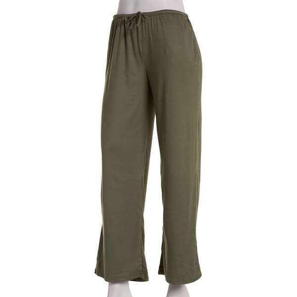 Juniors Derek Heart Yum Rib Low Rise Wide Leg Pant w/ Drawstring - image 
