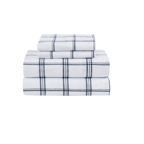 Truly Soft Bristol Plaid Flannel Sheet Set - image 
