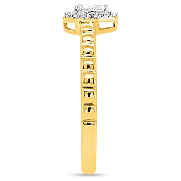 Nova Star® 1/5ctw. Pear & Round Lab-Grown Diamond Promise Ring
