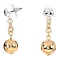 Design Collection Two-Tone Bead Dangle Earrings - image 3