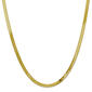 Unisex Gold Classics&#40;tm&#41;10kt. 4.0mm Silky Herringbone Chain Bracelet - image 1