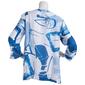 Womens Ali Miles 3/4 Sleeve Abstract Button Front Blouse - image 2