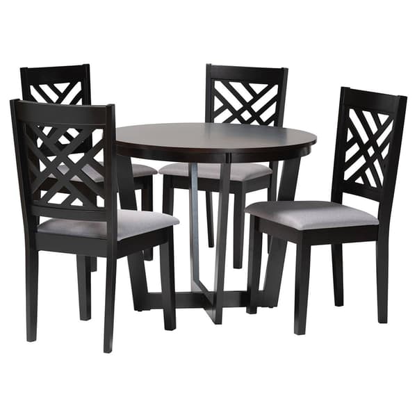 Baxton Studio Alena Modern 5pc. Dining Set