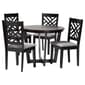 Baxton Studio Alena Modern 5pc. Dining Set - image 1