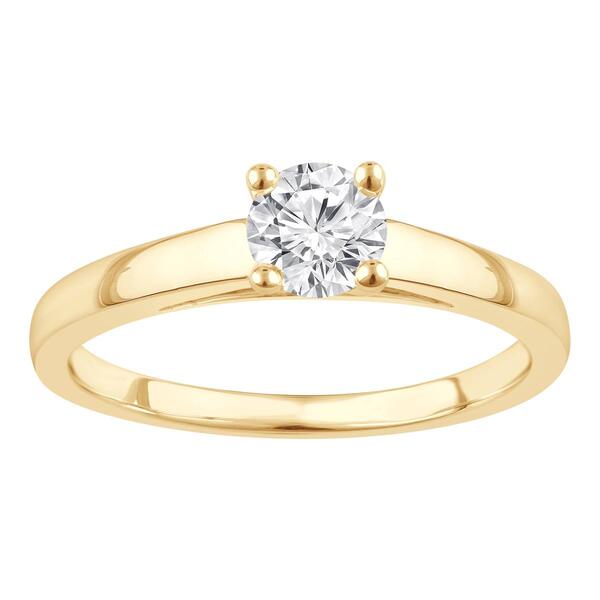 Nova Star&#40;R&#41; Yellow Gold 1/2ctw. Lab Grown Diamond Engagement Ring - image 