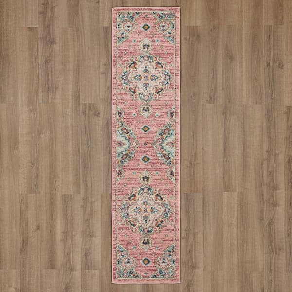 Mohawk Home Laughton Pink Runner