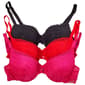 Juniors Juicy Couture 3pk. Lace Push-Up Bras JC6202-3PKE - image 2