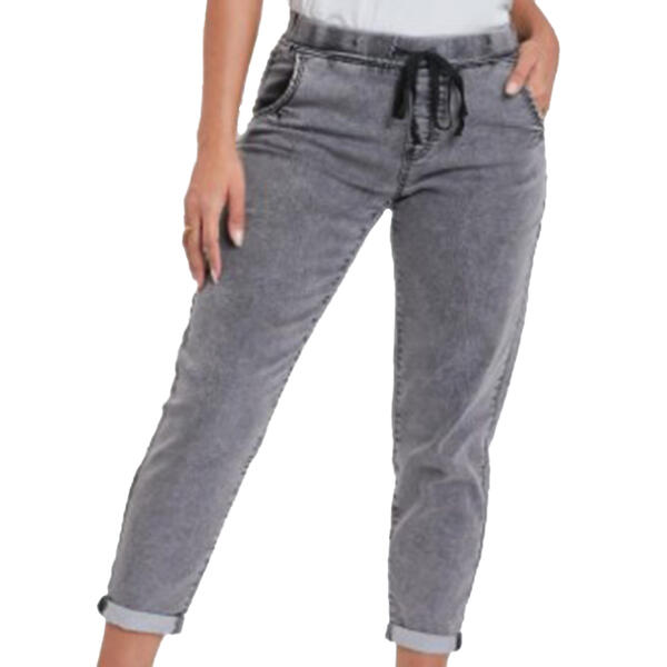 Petite Royalty Mid Rise Knit Joggers - image 