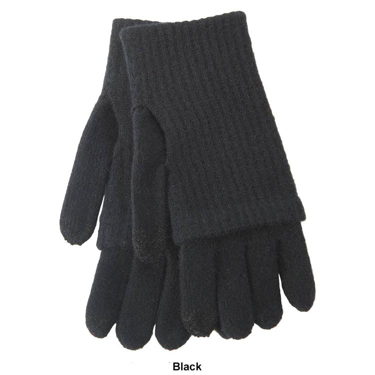 Womens Steve Madden Double Layer Gloves