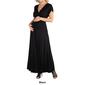 Womens 24/7 Comfort Apparel Maternity Maxi Dress - image 2