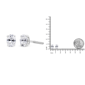 Haus of Brilliance Lab Grown Oval Solitaire Diamond Stud Earrings - image 5