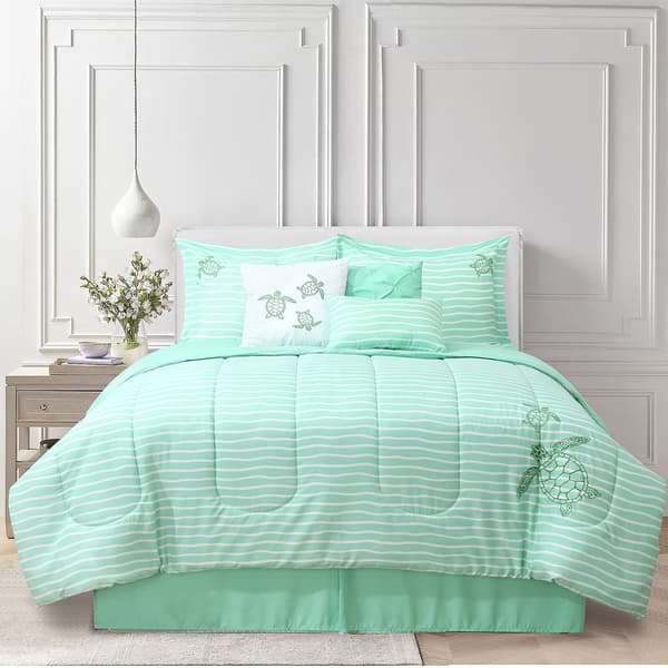 Ashley Cooper&#40;tm&#41; 7pc. Beach Vibes Embroidered Comforter Set - image 