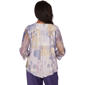Womens Alfred Dunner Grand Bazaar Stained Glass Mesh Blouse - image 2