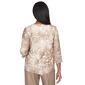 Womens Alfred Dunner Mulberry Street Paisley Jacquard Blouse - image 2