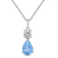 Nova Star(R) Silver Sterling 1/4ctw. Lab Grown Diamond Pendent - image 1