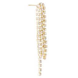 Athra 14kt. Gold over Brass Crystal Drop Earrings