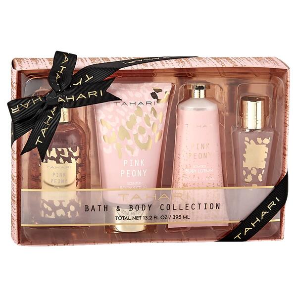 Tahari 4pc. Pink Peony Bath & Body Collection - image 