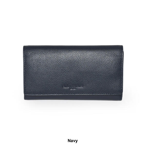 Womens Club Rochelier Medium Full Leather Clutch Wallet