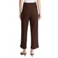 Petite Jones New York Pull On Textured Cobble Straight Leg Pants - image 2