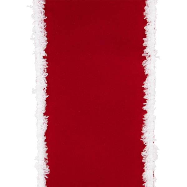 Northlight 14ft. Red & White Velvet Christmas Door Bow