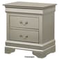 Passion Furniture Louis Philippe 2-Drawer Nightstand - image 9