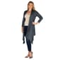 Plus Size 24/7 Comfort Apparel Extra Long Open Front Cardigan - image 3