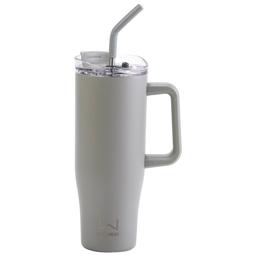 40oz. Double Wall Stainless Steel Tumbler w/ Handle - Stone