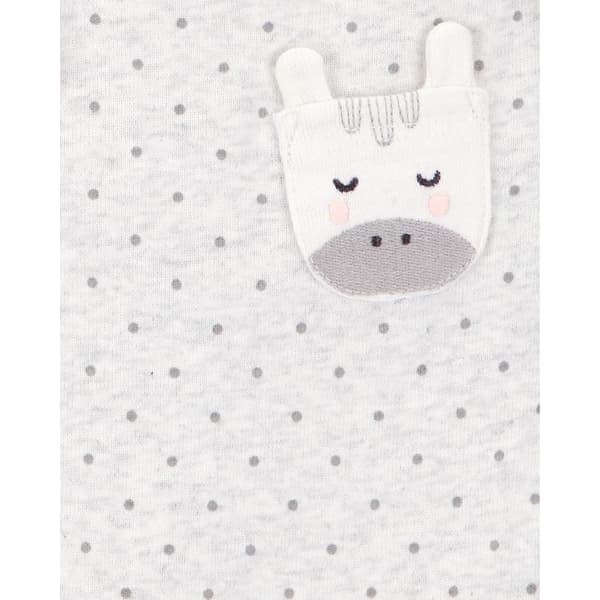Baby Girl (NB-24M) Carter’s® 5pk. Animal Pocket Dot Bodysuits