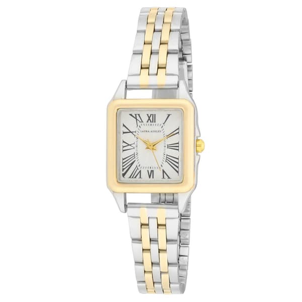 Womens Laura Ashley(R)  Square Heritage Watch - LA2132TTYG - image 