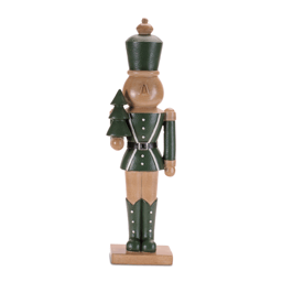 Melrose Green Nutcracker Soldier Figurines - Set of 2