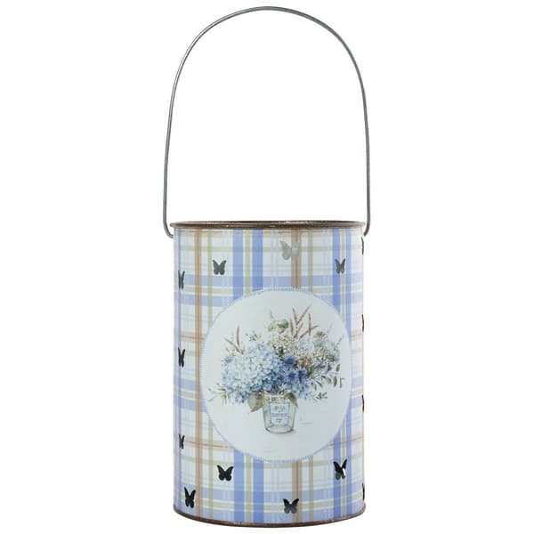 Primitives By Kathy Hydrangea Vase Lantern - image 