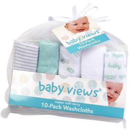 baby views 10pk. Alphabet Washcloths
