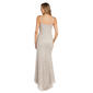 Womens R&M Richards Scroll Lace Jacket Gown with Pearl Neck Trim - image 4