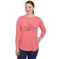 Petite Ruby Rd. Must Haves II Knit Spring Paris Top - image 1