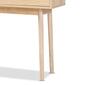 Baxton Studio Baird Oak Brown Wood/Rattan 2-Drawer Console Table - image 6