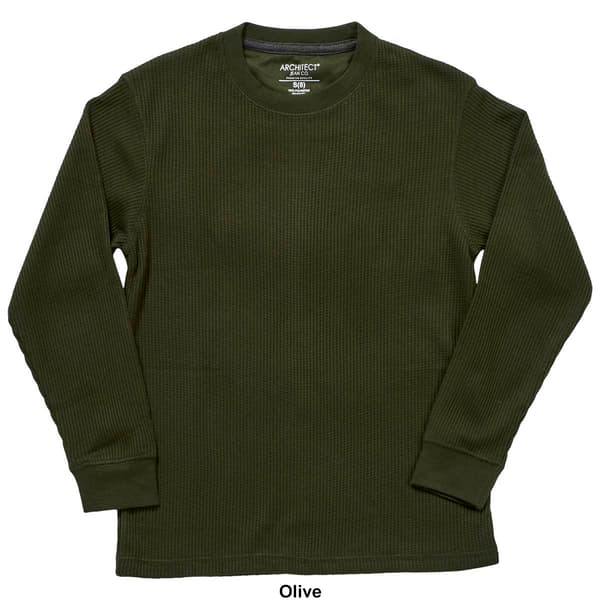 Boys (8-20) Architect® Solid Thermal Crew Neck T-Shirt