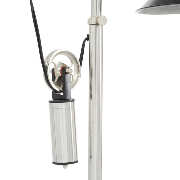 9th & Pike&#174; Black Metal Industrial Floor Lamp