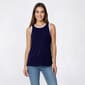Womens Preswick & Moore® Sleeveless Piping Ribbed Tank Top - image 2
